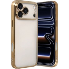 Buğz Apple Iphone 17 Pro Max Razer Lensli Silikon - Gold