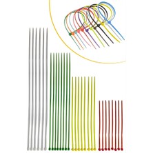 Mytechcat® 30 Parça Plastik Kablo Kelepçe Seti Kablo Düzenleyici Bağlama Bantları