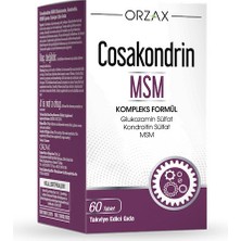 Orzax Cosakondrin Msm 60 Tablet - Dezenfektan Hediyeli (%72 Alkol)