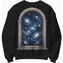 Yıldızlı Gece Temalı Sweatshirt