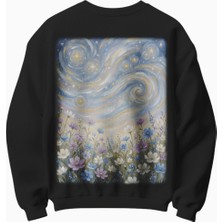 Yıldızlı Gece Temalı Sweatshirt