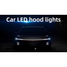 Mk Express Skoda Kodiaq Uyumlu  Izgara Üstü Kaput Ledi,gündüz Ledi Silikon 150CM Beyaz