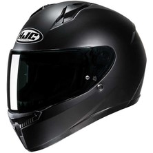 Hjc C10 Mat Siyah Full-Face Motosiklet Kaskı – Ece 22.06, Pinlock Ready, Hafif ve Konforlu