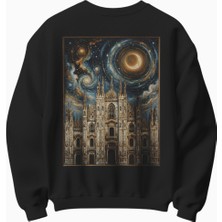 Yıldızlı Gece Temalı Sweatshirt