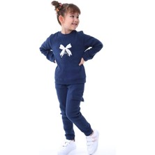 Isobel Önü Fiyonklu Kreş Takım - Lacivert