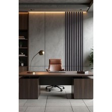 Lexi Iskandinav Duvar Çıtası 4 cm x 100 cm (5 Adet) Çocuk Odası Dekorasyonu Duvar Çıtası Siyah Renk