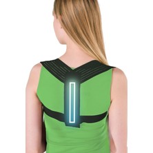 Özbience Dik Duruş ve Omuz Desteği Balenli Siyah Medikal Korse