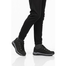 Walkway Siyah Hakiki Deri Erkek Outdoor Ayakkabı