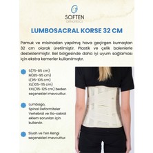 Özbience Lumbosacral Korse, 32 Cm, Small, Destek ve Rahatlık Sağlar