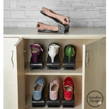 Gardino Home 5 Li Ayakkabı Rampası Ayakkabı Düzenleyici Dolap Içi Organizer- Siyah