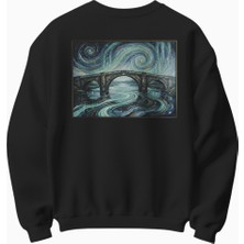 Yıldızlı Gece Temalı Sweatshirt