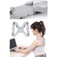 Özbience Ayarlanabilir Şarjlı Sensörlü Titreşimli Dik Duruş Korsesi