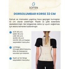 Özbience Yüksek Destekli Xxl Boy Dorsolumbar Sırt Korsesi Rahatlık Için
