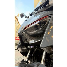 Xmax 18/23 Far Altı Sag Sol Kaş Karbon Desen Koruma Kapak