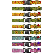 Epilons Desenli Zilli Kedi Tasması