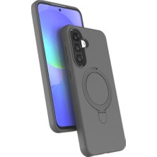 Buğz Samsung Galaxy A36 Regal Magsafe Standlı Kapak - Titan Gri