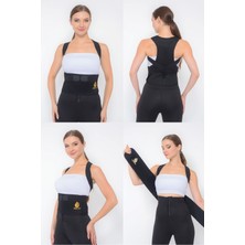 Özbience Duruş Düzeltici Sporcu Korsesi, Omuz ve Bel Destekli Unisex Tasarım