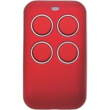 Sanec Akıllı Kodlanabilir Kopyalanabilir Kumanda 433 Mhz – Otomatik Kapı, Kepenk ve Panjur Uyumlu Şık Tasarım - Kırmızı