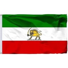 SanalAMCA Store Zc Bayrak Aslan Güneş Iran Milli Gönder Bayrağı Raşel Kumaş Baskı 70X105