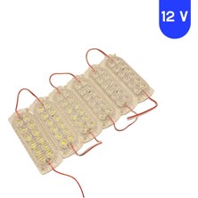 Powerr Led Aydınlatma 12 Volt 2.4 Watt 12 Smd Ledli Sabit Beyaz Modül 5 Adet