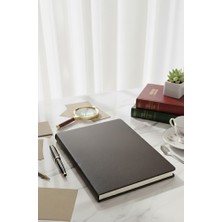 ArtMaster A4 Kareli Defter 160 Yaprak 1 Adet Termo Deri Kapaklı Defter 21X29CM Okul Defteri Kareli Defter Deri Kapaklı