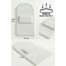 Carpetella 7 cm Ortopedik Orta Süngerli Diz Ağrıtmaz Peluş Seccade Namazlık