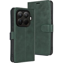 M.TK Moveteck Xiaomi Mi 15T Pro Kılıf 360 Tam Kaplar Deri Dokulu Kapaklı Cüzdan Standlı Kartvizitli Kopçalı Kapak Kartlıklı