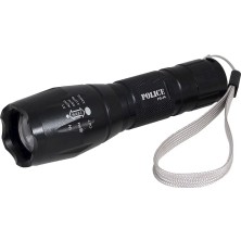 Buğz Police Ps-44 Cree T6 LED + Zoom Şarj Edilebilir El Feneri