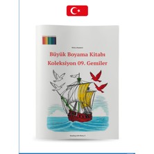 Reading with Nicky Büyük Boyama Kitabı Koleksiyon-9 Gemiler