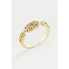 SiHako Baget Zirkon Taşlı Yüzük