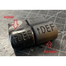 Akaslan Plastik FJ40 Buz Çözme Düğmesi Abs Baskı 00239