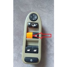 Akaslan Plastik Citroen C5 Uyumlu Cam Anahtarı Düğmesi 4 Adet Abs Baskı Siyah 00722