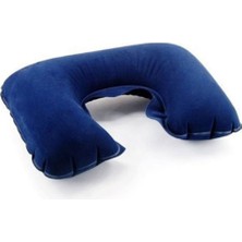 Özbience Lacivert Renk Şişme Seyahat Boyun Yastığı, Konforlu ve Pratik Kullanım