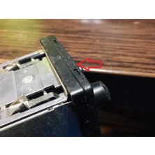 Akaslan Plastik Bmw E30\32\34\36 Uyumlu Radyo Çerçevesi Kenarlar 2 Adet Abs Baskı 00562