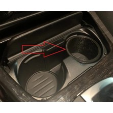 Akaslan Plastik Bmw 6-Serisi Için Uyumlu Bardaklık 2 Adet Abs Baskı 01386
