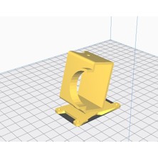 Akaslan Plastik Mikro Fiber Tutucu Braketi Abs Baskı 01024