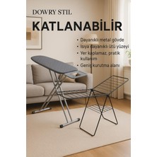 Özbience Lavanta Renkli Ütü Masası ve Kurutmalık Seti, Şık ve Pratik Kullanım