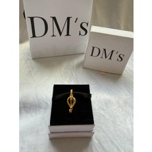 DMs Silver Gold Balon Gümüş Charm'ı