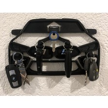 Akaslan Plastik Bmw Desenli Anahtarlık Pla Baskı 01473 Uyumlu