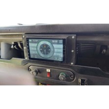 Akaslan Plastik Land Rover Defender Multimedya Teyp Çerçeve Plastiği Abs Baskı 00074 Uyumlu