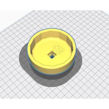 Akaslan Plastik Yağ Filtresi Anahtar Kafası 74 x 14 Mercedes-Benz, Audi, Bmw Abs Baskı 01282