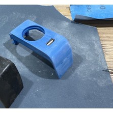 Akaslan Plastik Audi A3 Uyumlu 8p Çakmak ve USB Braketi Abs Baskı 01318