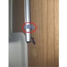 Akaslan Plastik Karavan LED Işık Tutma Braketi 2 Adet Abs Baskı 00371