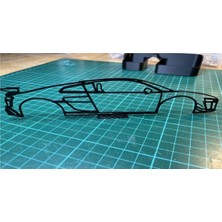 Akaslan Plastik Audi R8 Gt V10 Duvar Süsü Pla Baskı 01310