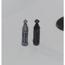 Akaslan Plastik Bmw E46 Uyumlu Coupe Arka Emniyet Kemeri Kapak Itme Pimi