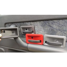 Akaslan Plastik Renault Clio 1 Kapı Kolu Çerçevesi Siyah Renk 3D