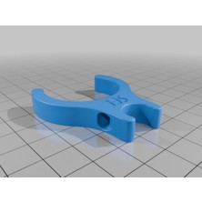 Akaslan Plastik 12MM Bullet Piksel Için 1 Pvc Paralel Ppc Piksel Boru Klipsi