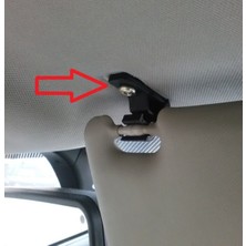 Akaslan Plastik Alfa Romeo 147 Güneşlik Klipsi 2 Adet Abs Baskı 00726