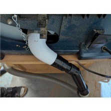 Akaslan Plastik Gts 10 Xc 70 Toz Toplama Dirsek Vakum Adaptörü