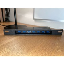 Akaslan Plastik 10 Inç Sunucu Rafı Tp Bağlantısı USB Hub Tutucu Braket